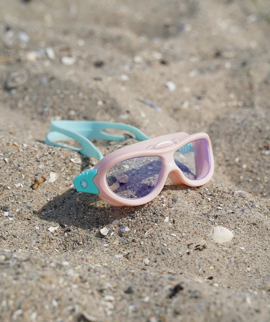 Watery Schwimmbrille für Kinder (2-8) - Wilton - Hellrosa/Türkis - Image 4