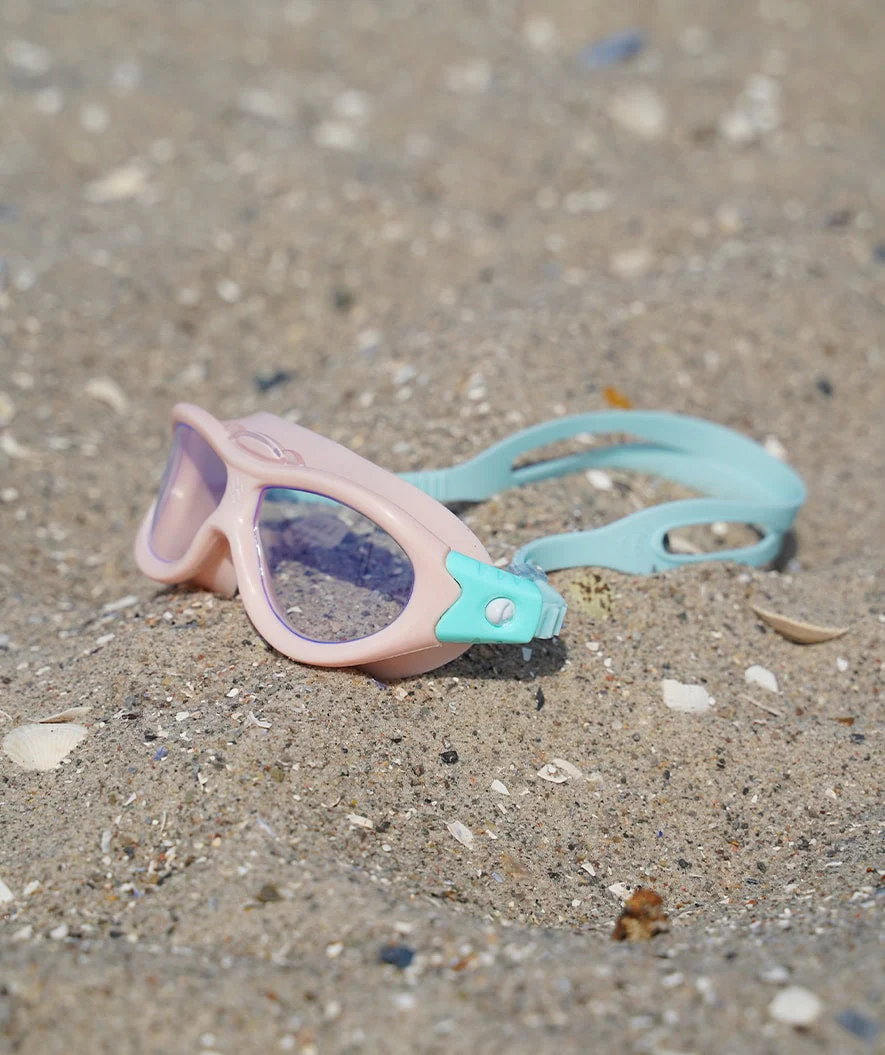Watery Schwimmbrille für Kinder (2-8) - Wilton - Hellrosa/Türkis - Image 6