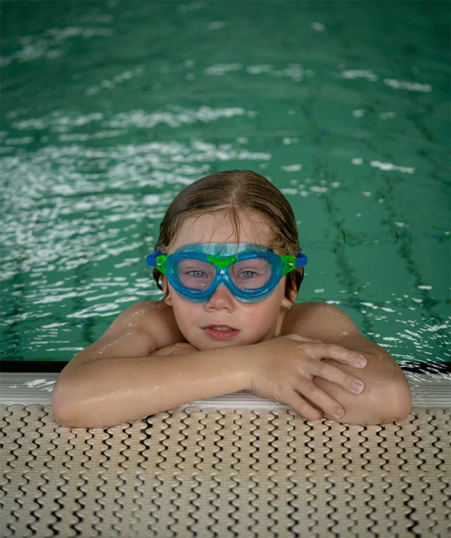 Watery Schwimmbrille für Kinder - Mantis 2.0 - Atlantic Blau/Klar - Image 8