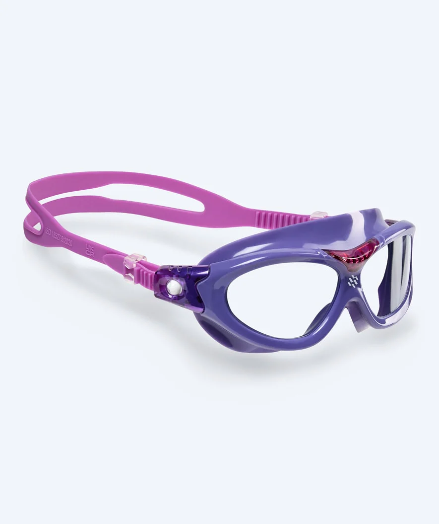 Watery Schwimmbrille für Kinder - Mantis 2.0 - Lila/Klar