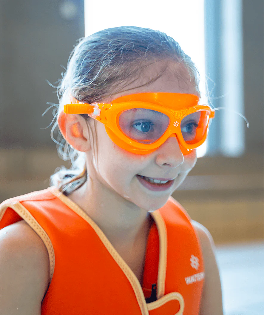 Watery Schwimmbrille für Kinder - Mantis 2.0 - Orange/Klar - Image 7
