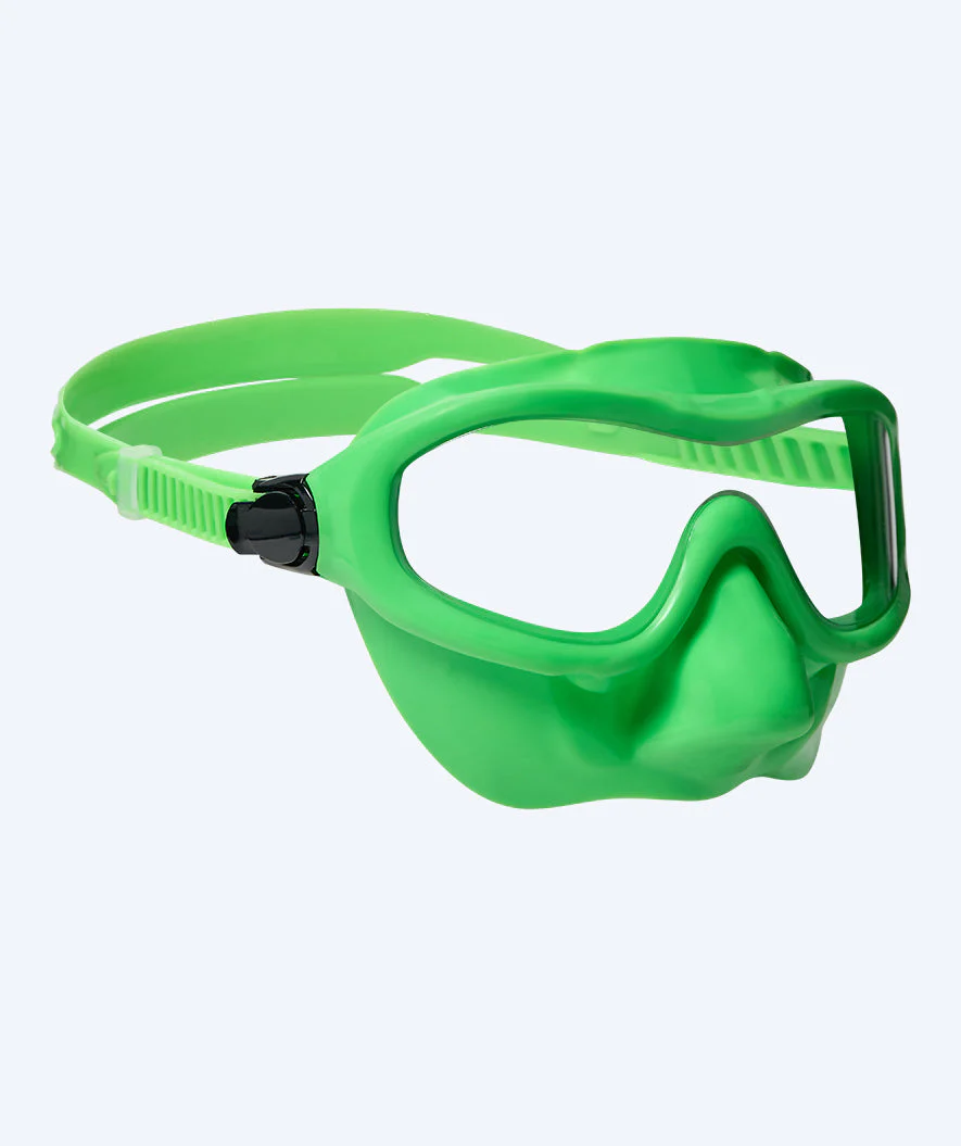 Watery Schwimmmaske für Kinder - Ocean - Grün/Klar