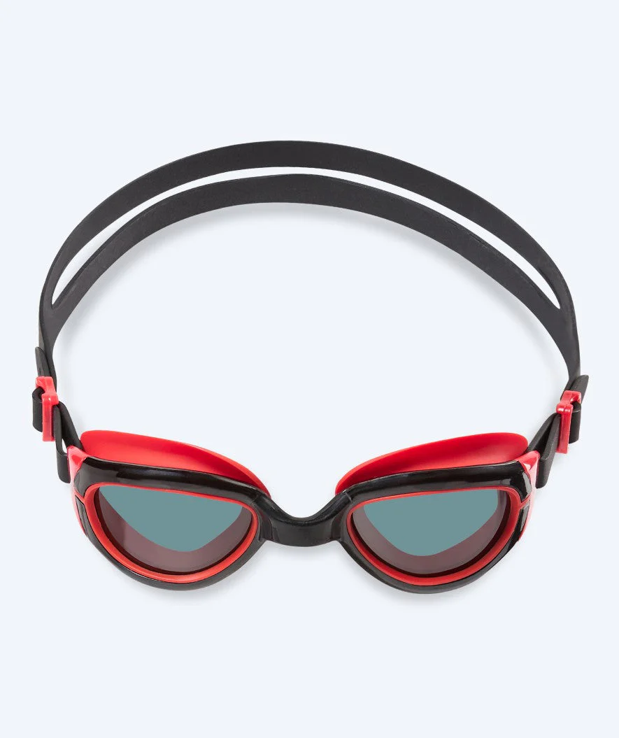 Watery Schwimmbrille für Kinder - Wade Active - Schwarz/Rot (Smoke Scheiben) - Image 2