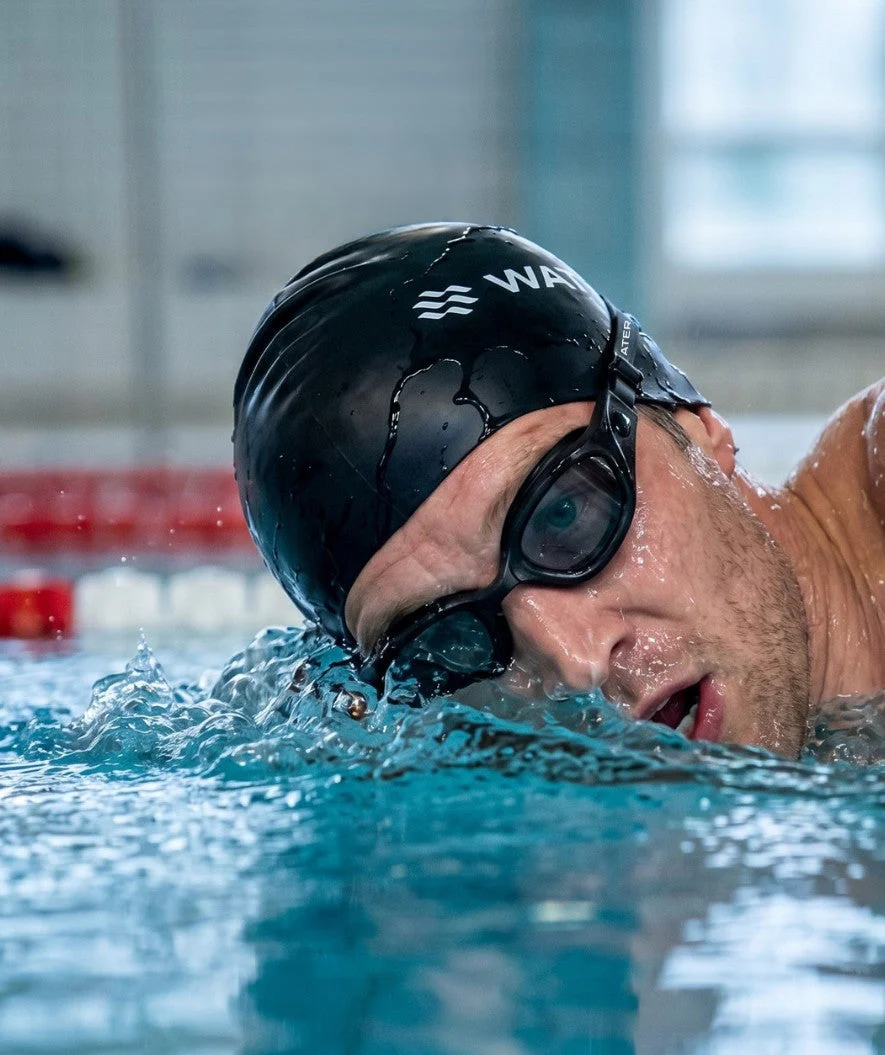 Watery Schwimmbrille für Freizeitschwimmer - Clyde Active - Schwarz (Smoke Scheiben) - Image 5