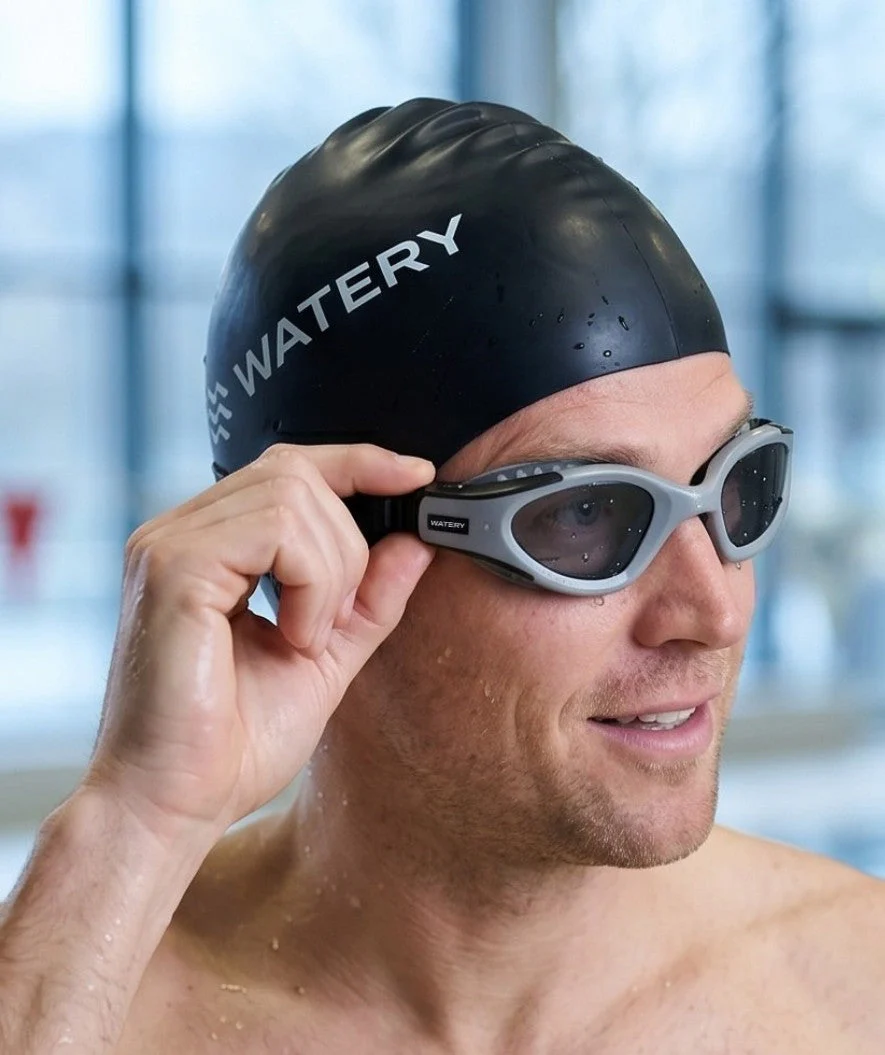 Watery Schwimmbrille für Freizeitschwimmer - Kelvin Active - Grau (Smoke Scheiben) - Image 4