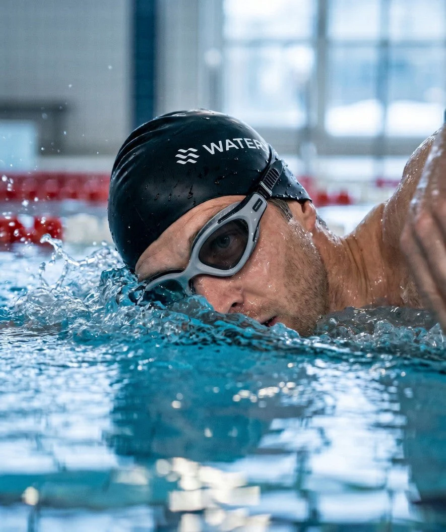 Watery Schwimmbrille für Freizeitschwimmer - Kelvin Active - Grau (Smoke Scheiben) - Image 5