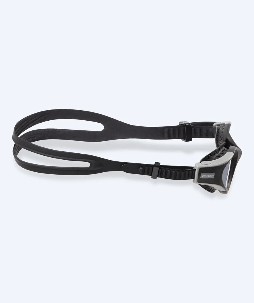 Watery Schwimmbrille für Freizeitschwimmer - Kelvin Active - Schwarz/Silber - Image 6