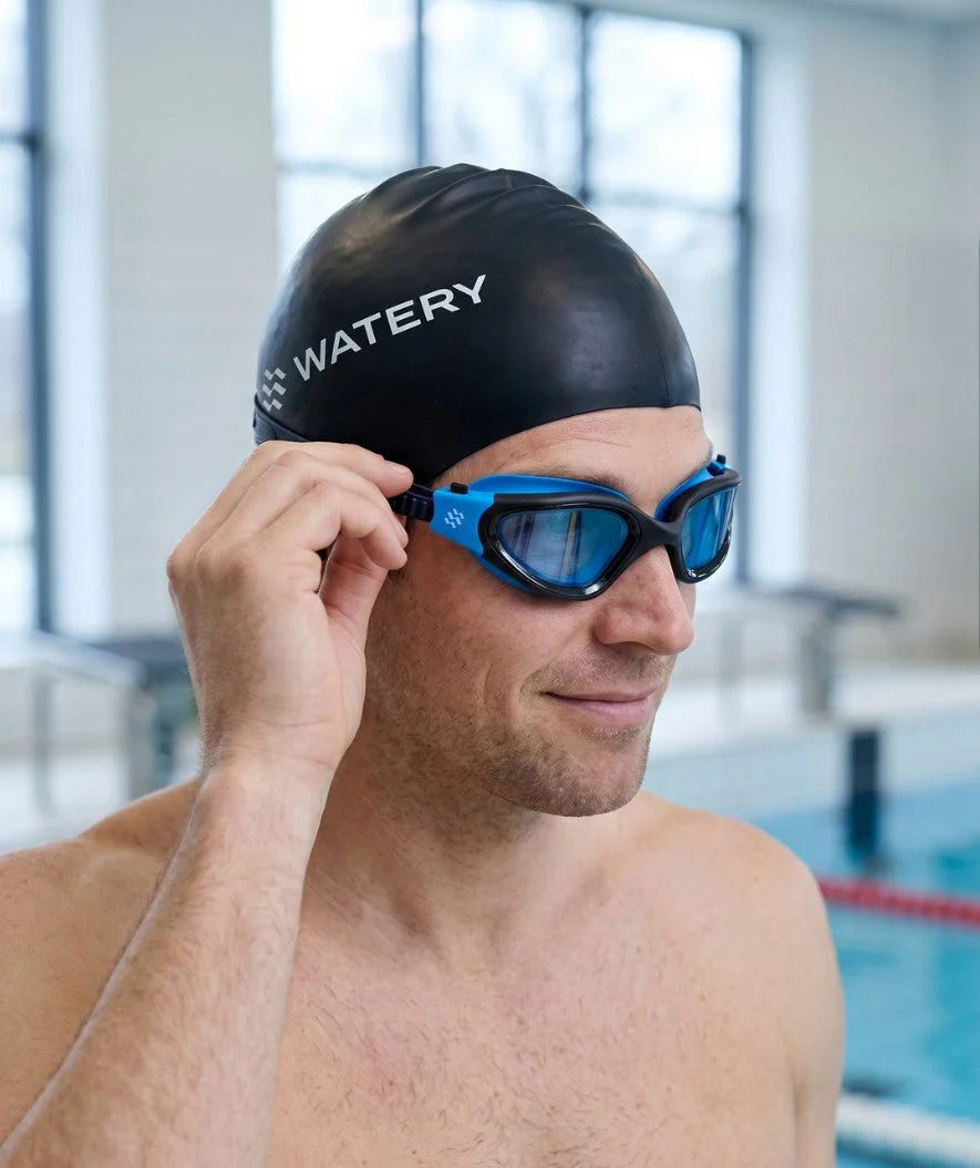 Watery Schwimmbrille für Freizeitschwimmer - Raven Active - Blau/Hellblau - Image 4