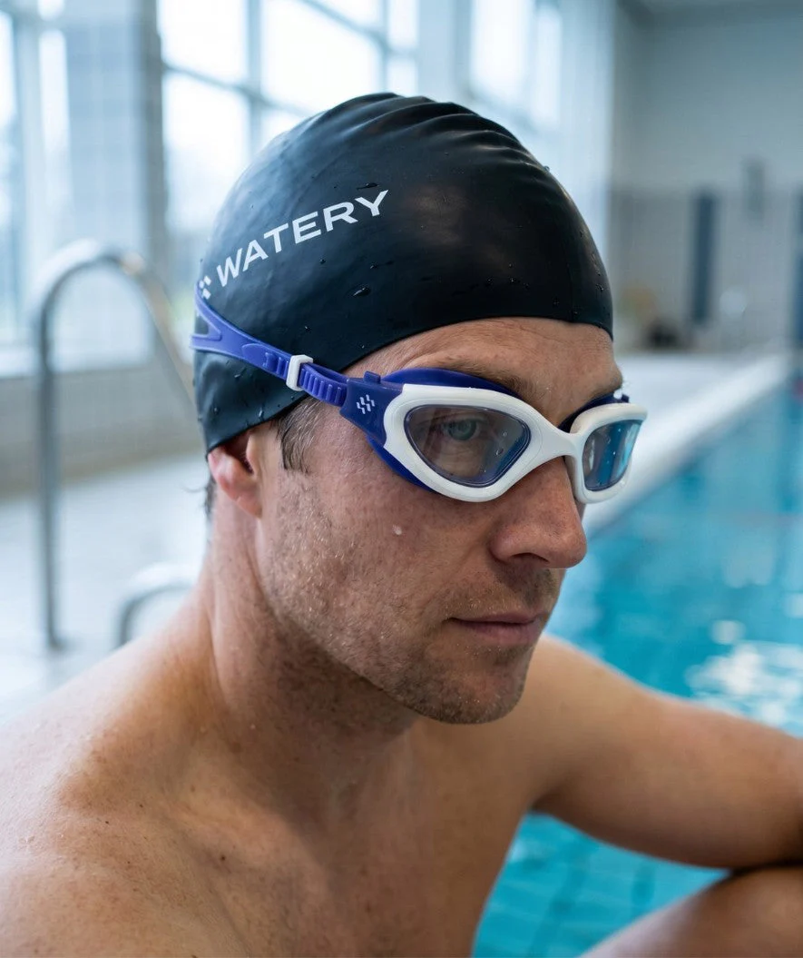 Watery Schwimmbrille für Freizeitschwimmer - Raven Active - Lila/Klar - Image 4