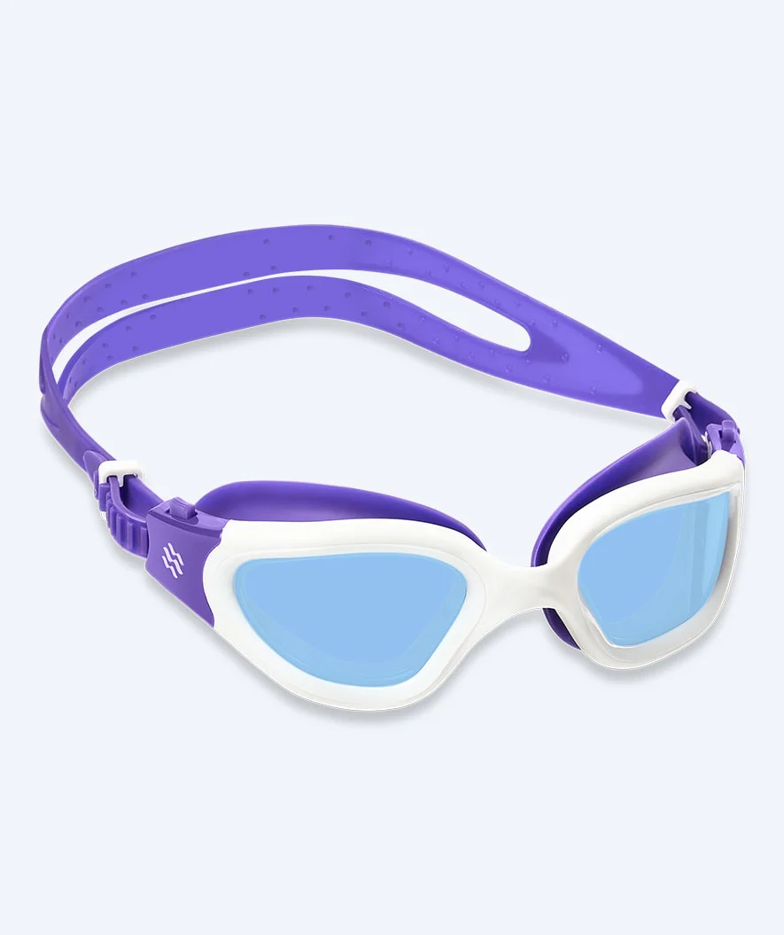 Watery Schwimmbrille für Freizeitschwimmer - Raven Active - Lila/Hellblau