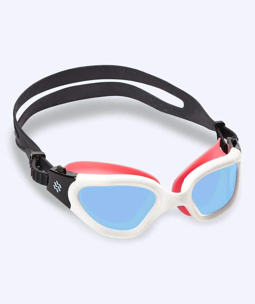 Watery Schwimmbrille für Freizeitschwimmer - Raven Active - Rosa/Hellblau