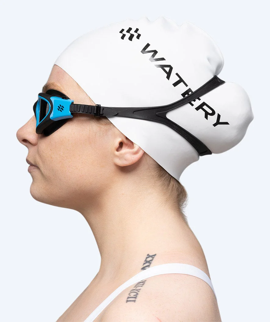 Watery Schwimmbrille für Freizeitschwimmer - Raven Active - Schwarz/Blau 1.0 - Image 9