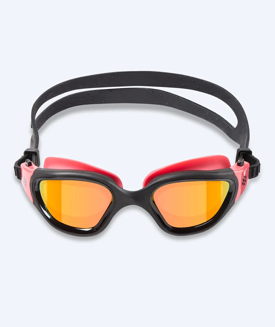 Watery Schwimmbrille für Freizeitschwimmer - Raven Mirror - Rosa/Gold - Image 2