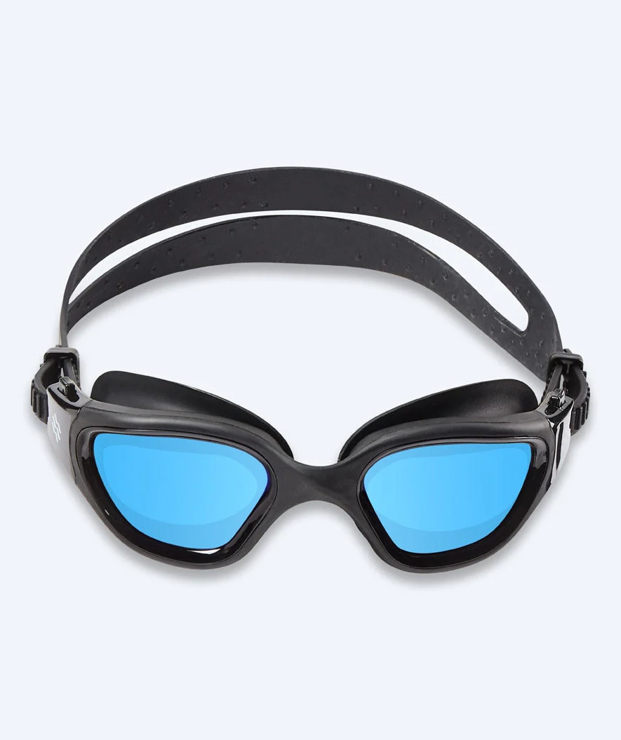 Watery Schwimmbrille für Freizeitschwimmer - Raven Mirror - Schwarz/Blau - Image 2
