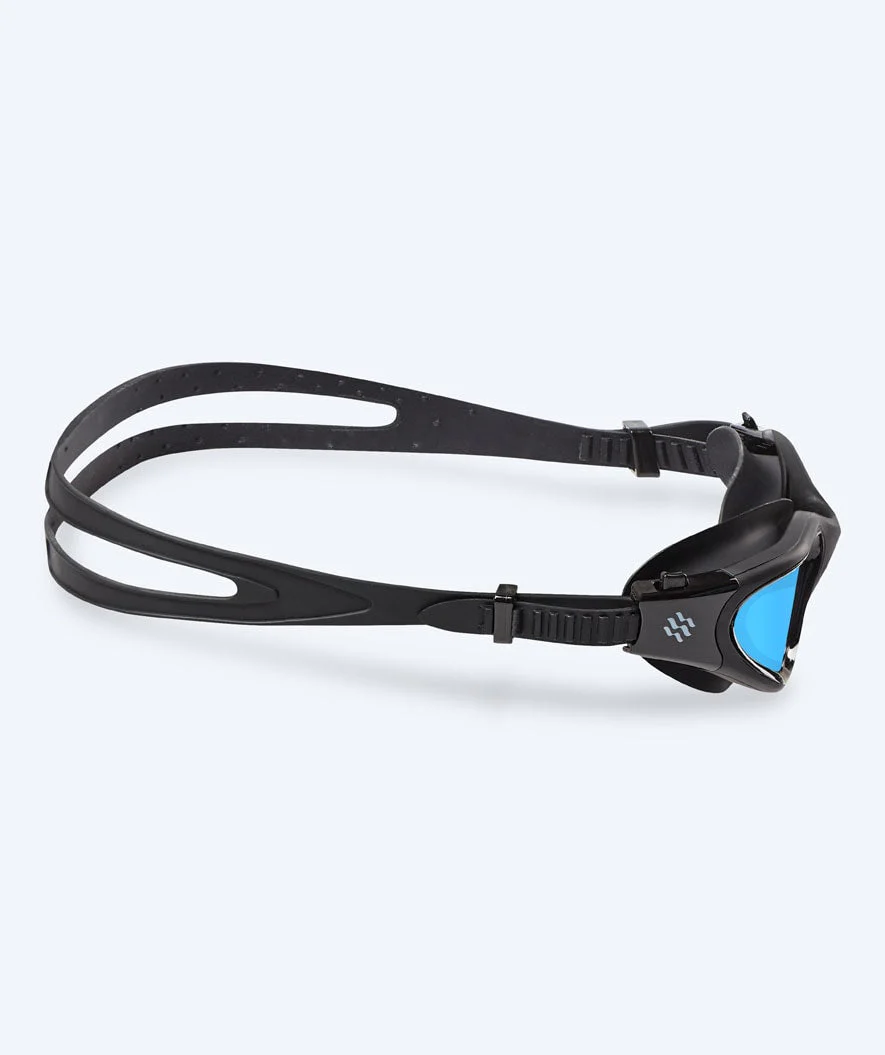 Watery Schwimmbrille für Freizeitschwimmer - Raven Mirror - Schwarz/Blau - Image 6