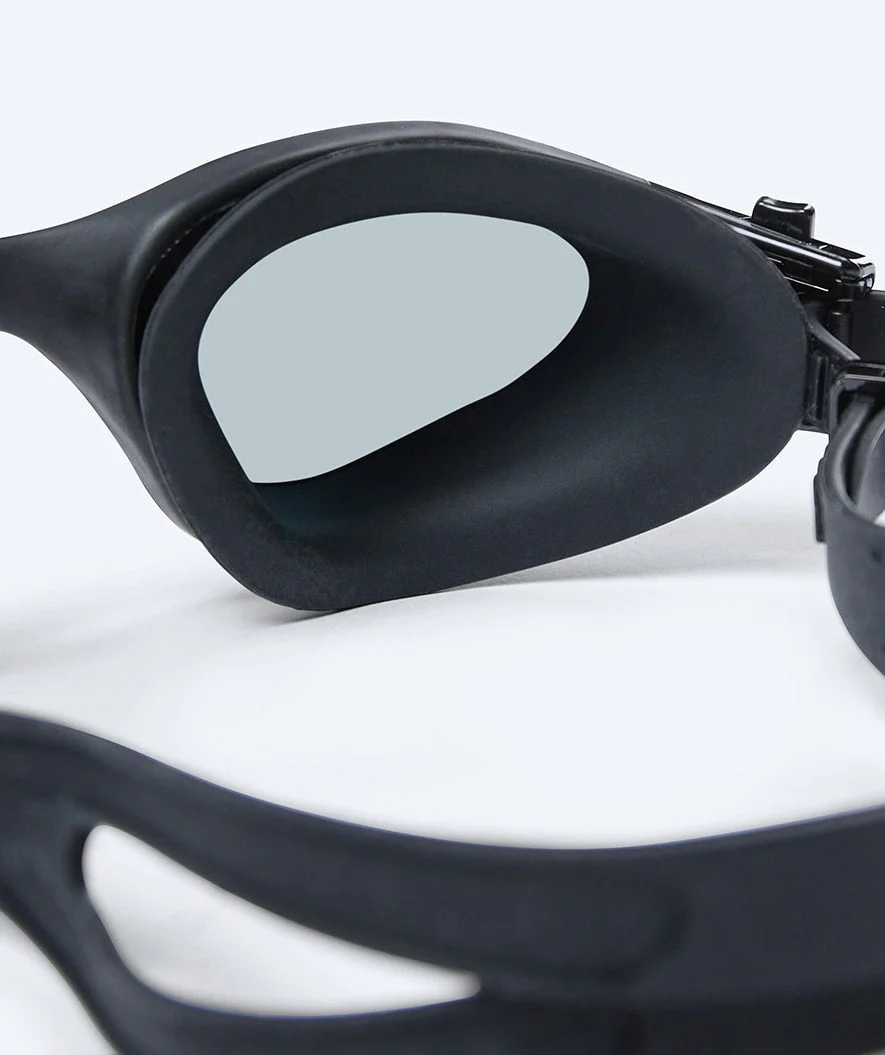 Watery Schwimmbrille für Freizeitschwimmer - Raven Mirror - Schwarz/Blau - Image 8