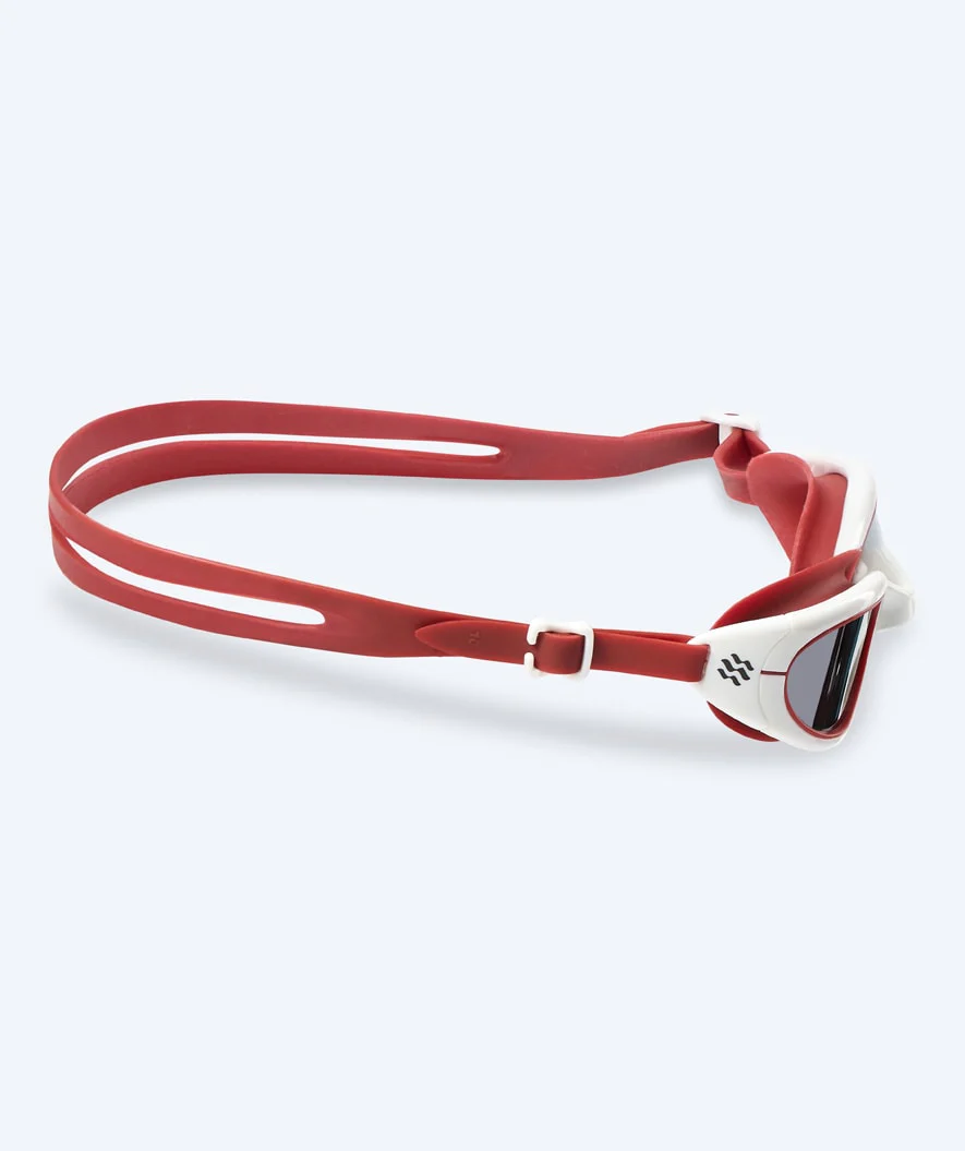 Watery Schwimmbrille für Freizeitschwimmer - Wade Active - Rot (Smoke Scheiben) - Image 4