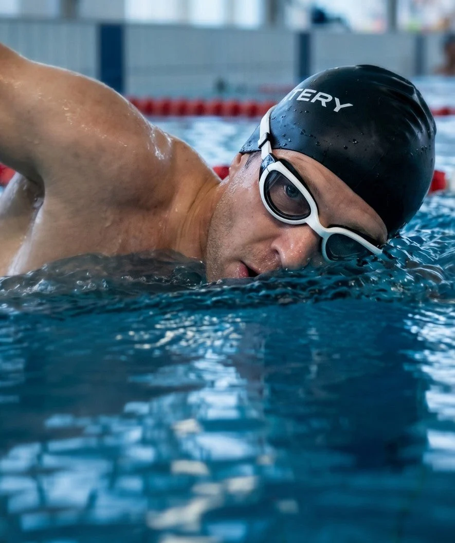 Watery Schwimmbrille für Freizeitschwimmer - Wade Active - Schwarz/Klar - Image 5