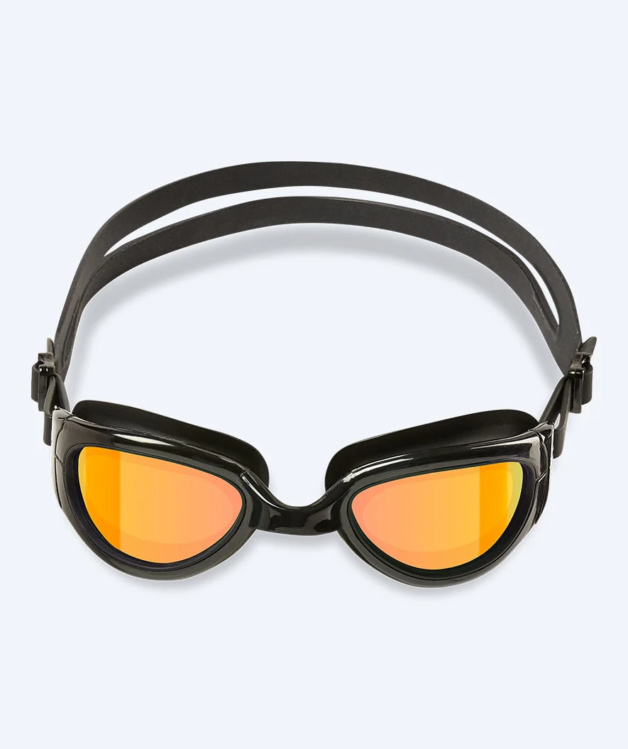 Watery Schwimmbrille für Freizeitschwimmer - Wade Mirror - Schwarz/Gold - Image 2