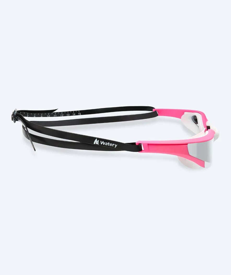 Watery Schwimmbrille - Instinct Elite Mirror - Rosa/Silber - Image 4