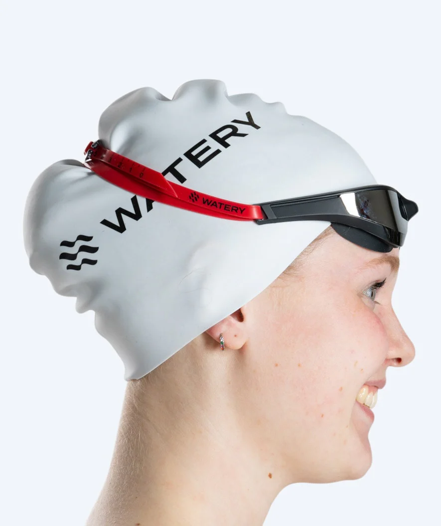Watery Schwimmbrille - Instinct Elite Mirror - Rot/Silber - Image 10