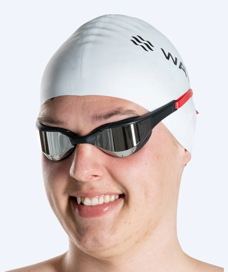 Watery Schwimmbrille - Instinct Elite Mirror - Rot/Silber - Image 11