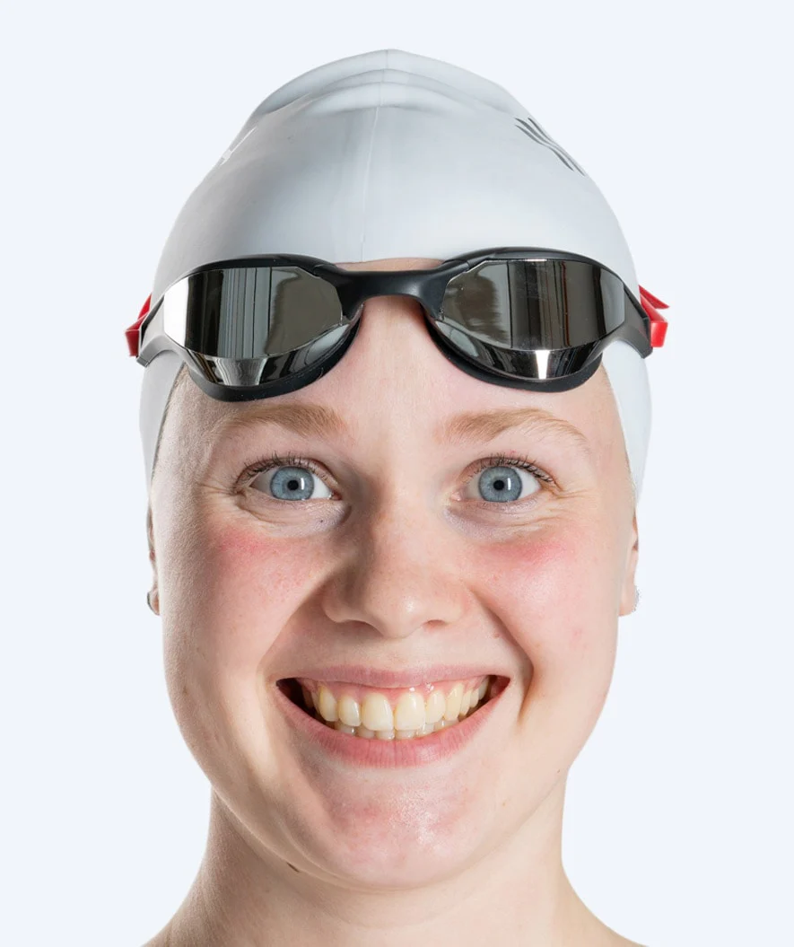 Watery Schwimmbrille - Instinct Elite Mirror - Rot/Silber - Image 9