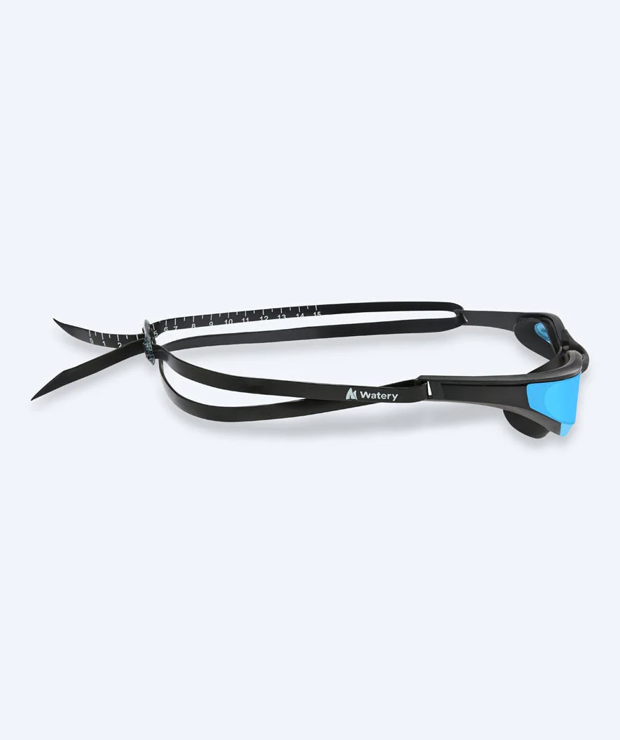 Watery Schwimmbrille - Instinct Elite Mirror - Schwarz/Blau - Image 4