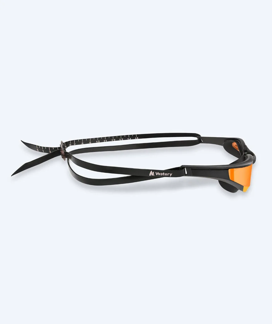 Watery Schwimmbrille - Instinct Elite Mirror - Schwarz/Gold - Image 4