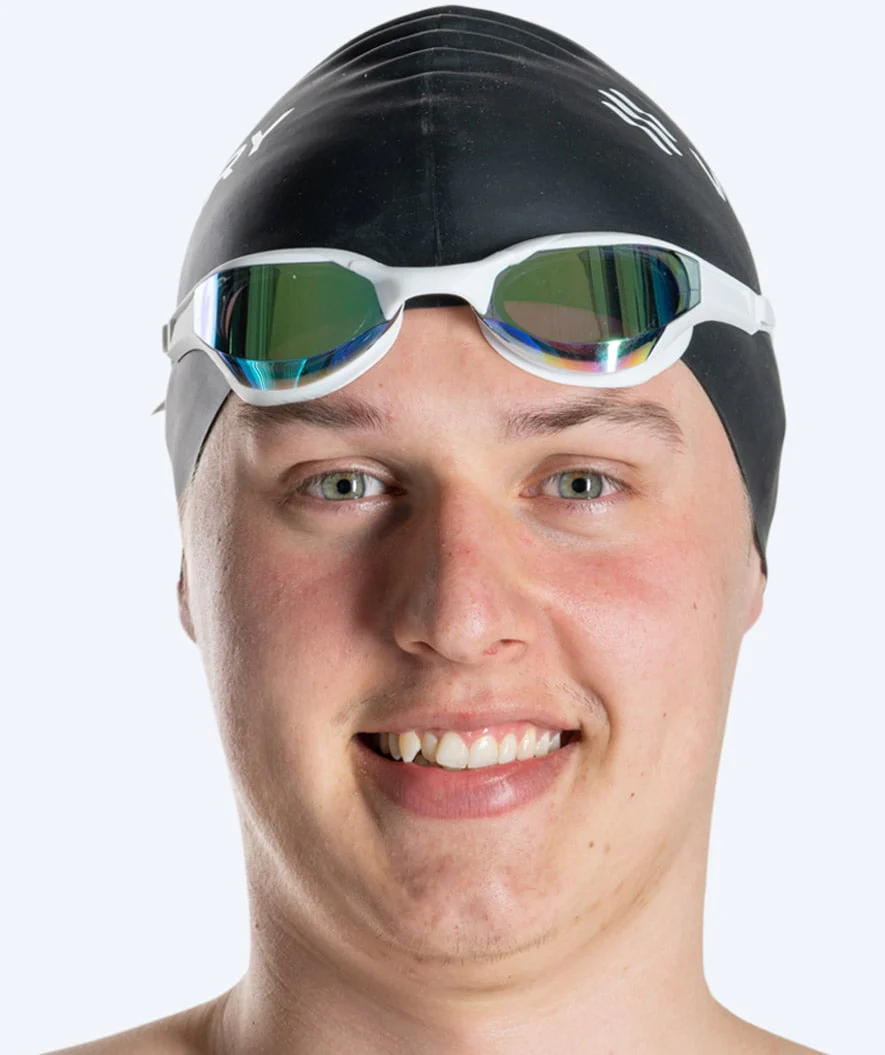 Watery Schwimmbrille - Instinct Elite Mirror - Weiß/Gold - Image 8