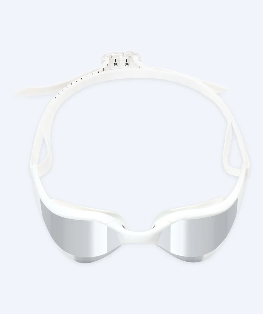 Watery Schwimmbrille - Instinct Elite Mirror - Weiß/Silber - Image 2