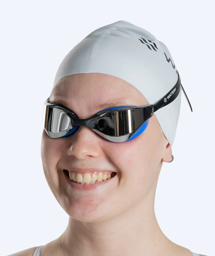 Watery Schwimmbrille - Instinct Mirror - Blau/Silber - Image 4