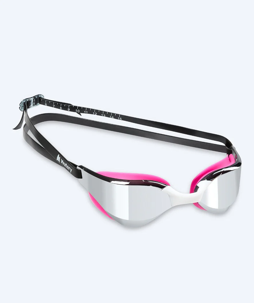 Watery Schwimmbrille - Instinct Mirror - Rosa/Silber