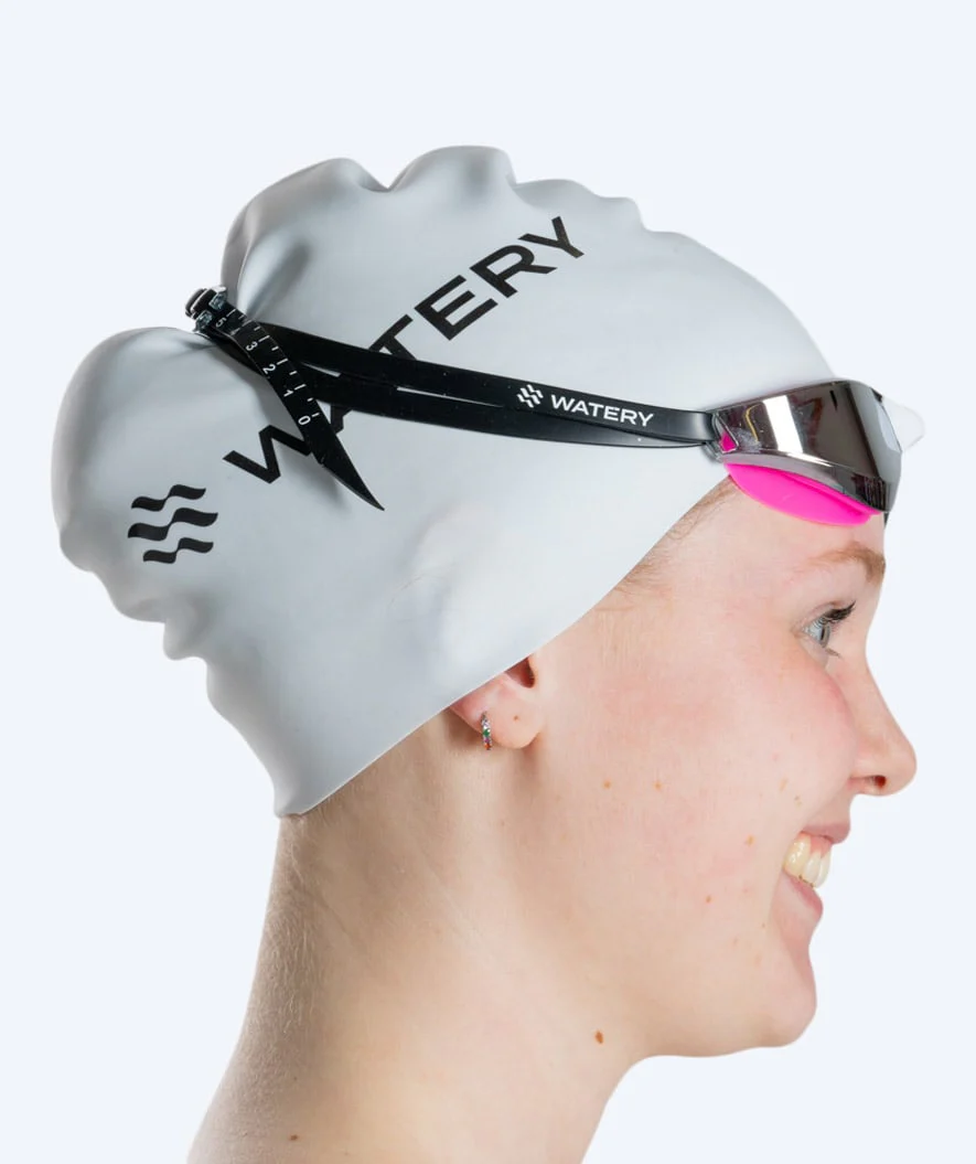 Watery Schwimmbrille - Instinct Mirror - Rosa/Silber - Image 10