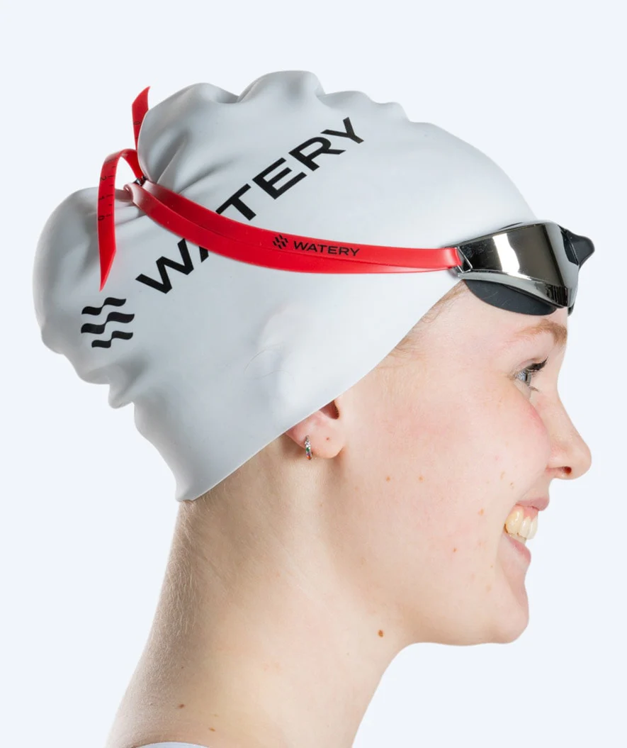 Watery Schwimmbrille - Instinct Mirror - Rot/Silber - Image 10