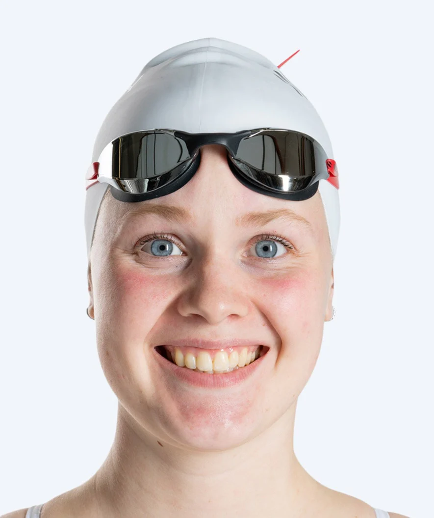 Watery Schwimmbrille - Instinct Mirror - Rot/Silber - Image 9