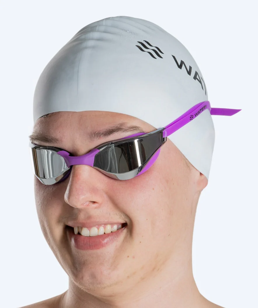 Watery Schwimmbrille - Instinct Mirror - Lila/Silber - Image 11