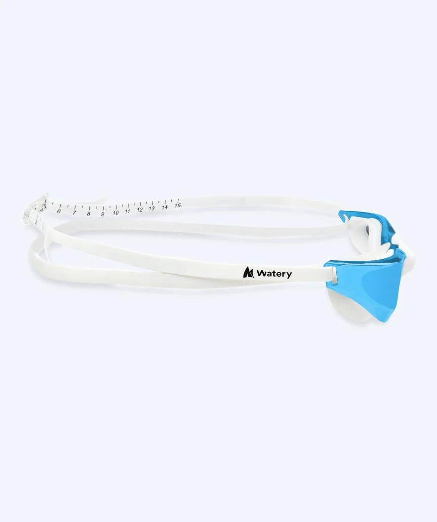 Watery Schwimmbrille - Instinct Mirror - Weiß/Blau - Image 3