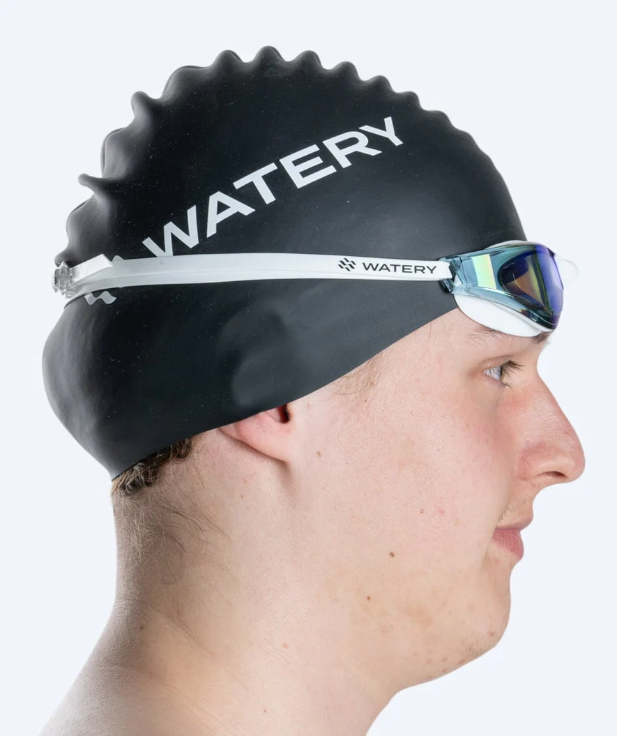 Watery Schwimmbrille - Instinct Mirror - Weiß/Blau - Image 5