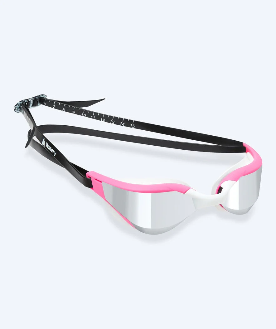 Watery Schwimmbrille - Instinct Ultra Mirror - Rosa/Silber