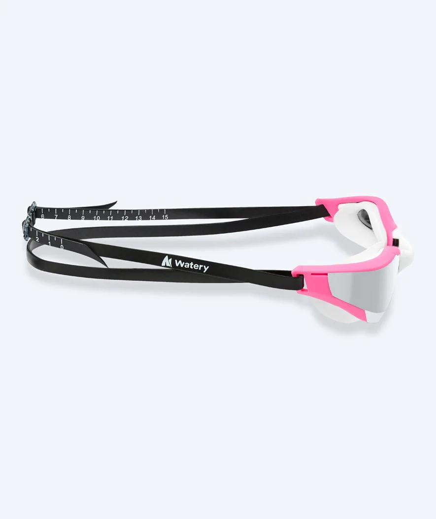 Watery Schwimmbrille - Instinct Ultra Mirror - Rosa/Silber - Image 4