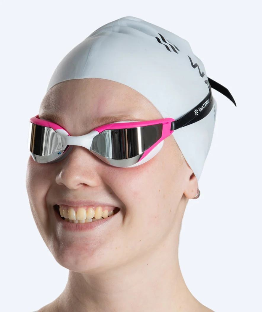 Watery Schwimmbrille - Instinct Ultra Mirror - Rosa/Silber - Image 7