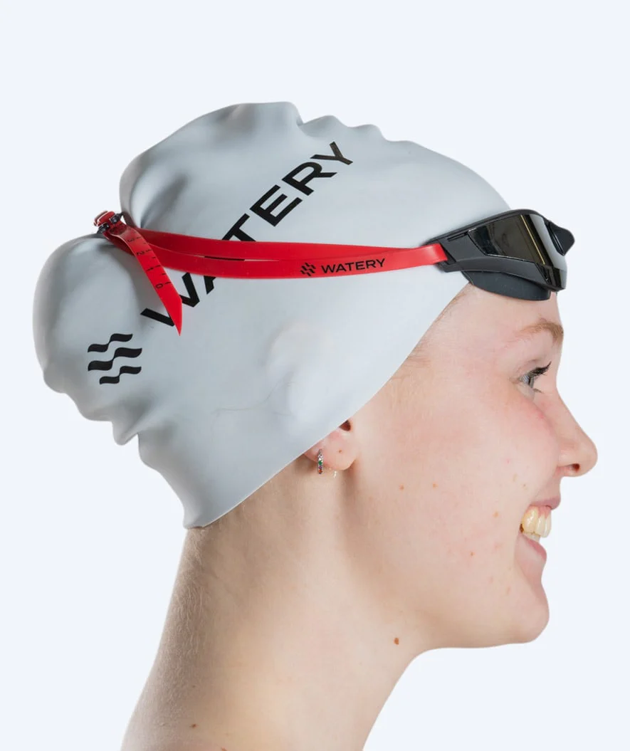 Watery Schwimmbrille - Instinct Ultra Mirror - Rot/Silber - Image 11