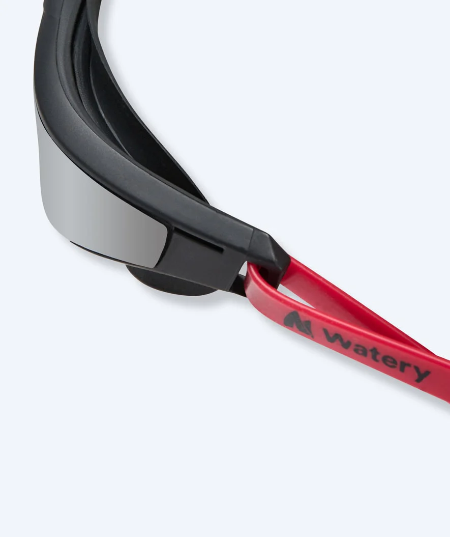 Watery Schwimmbrille - Instinct Ultra Mirror - Rot/Silber - Image 5