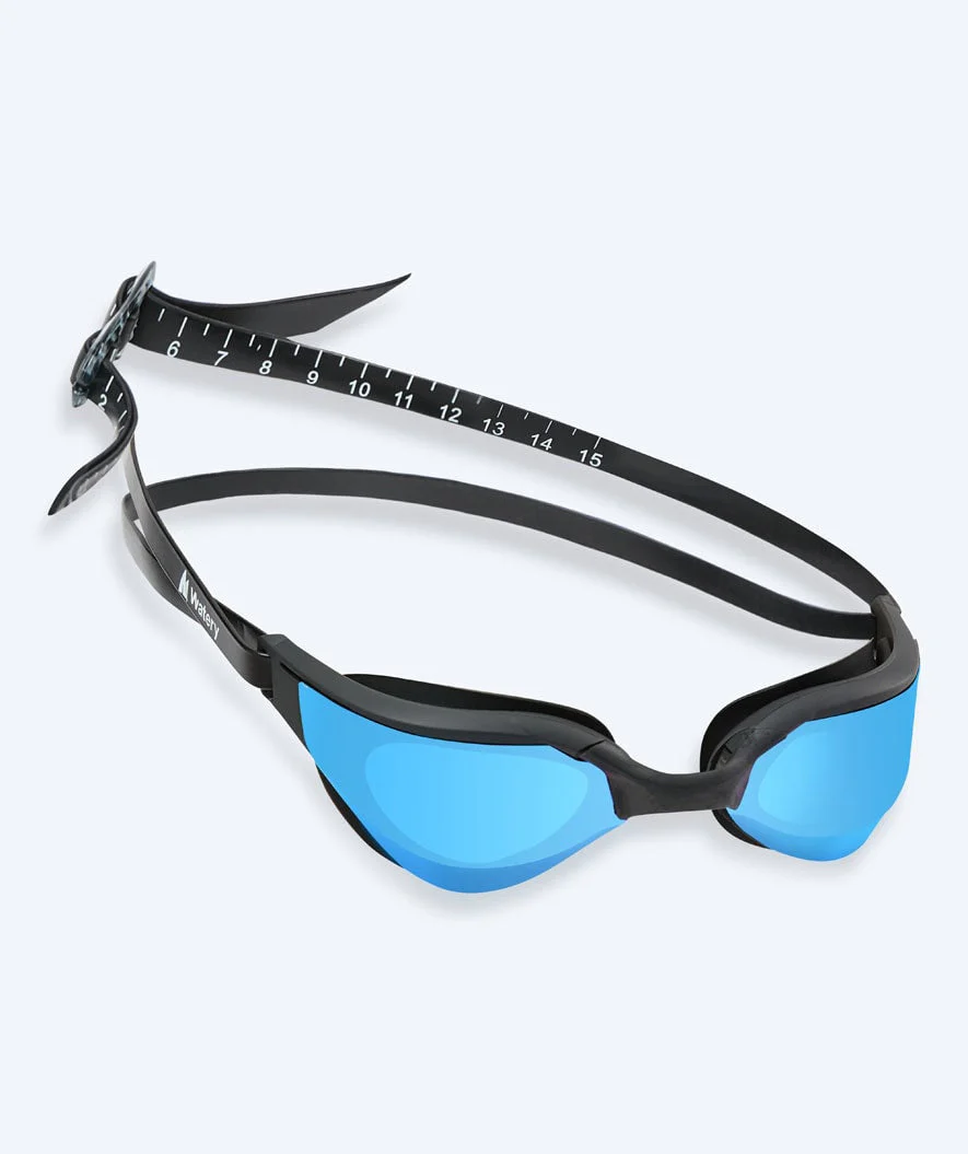 Watery Schwimmbrille - Instinct Ultra Mirror - Schwarz/Blau