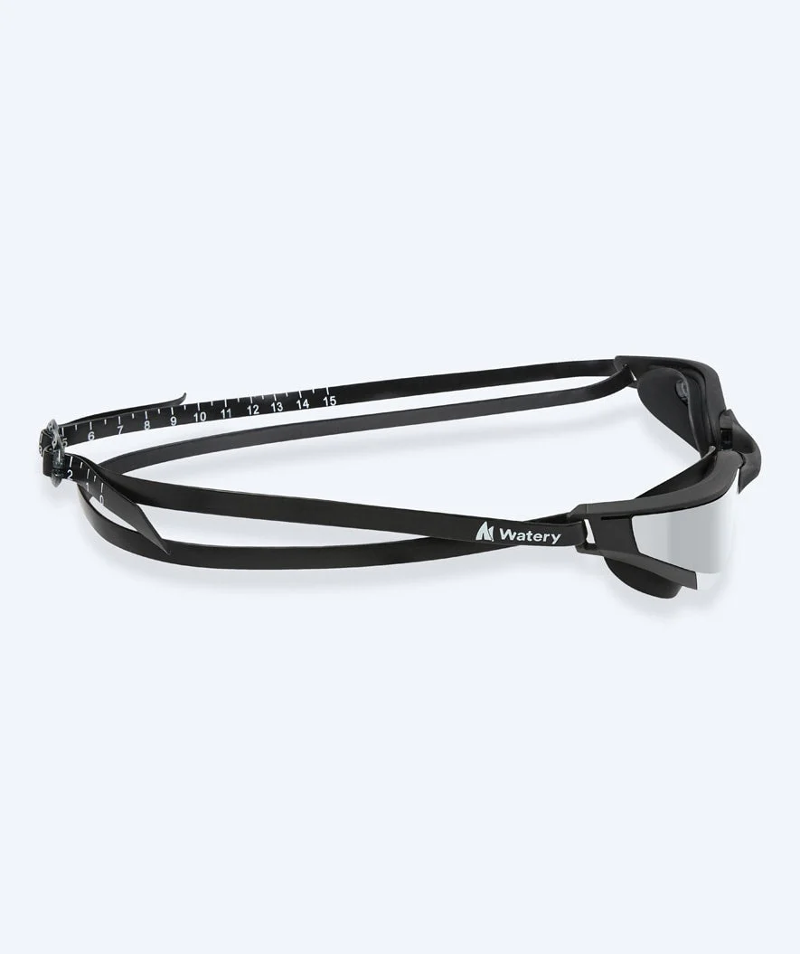 Watery Schwimmbrille - Instinct Ultra Mirror - Schwarz/Silber - Image 4