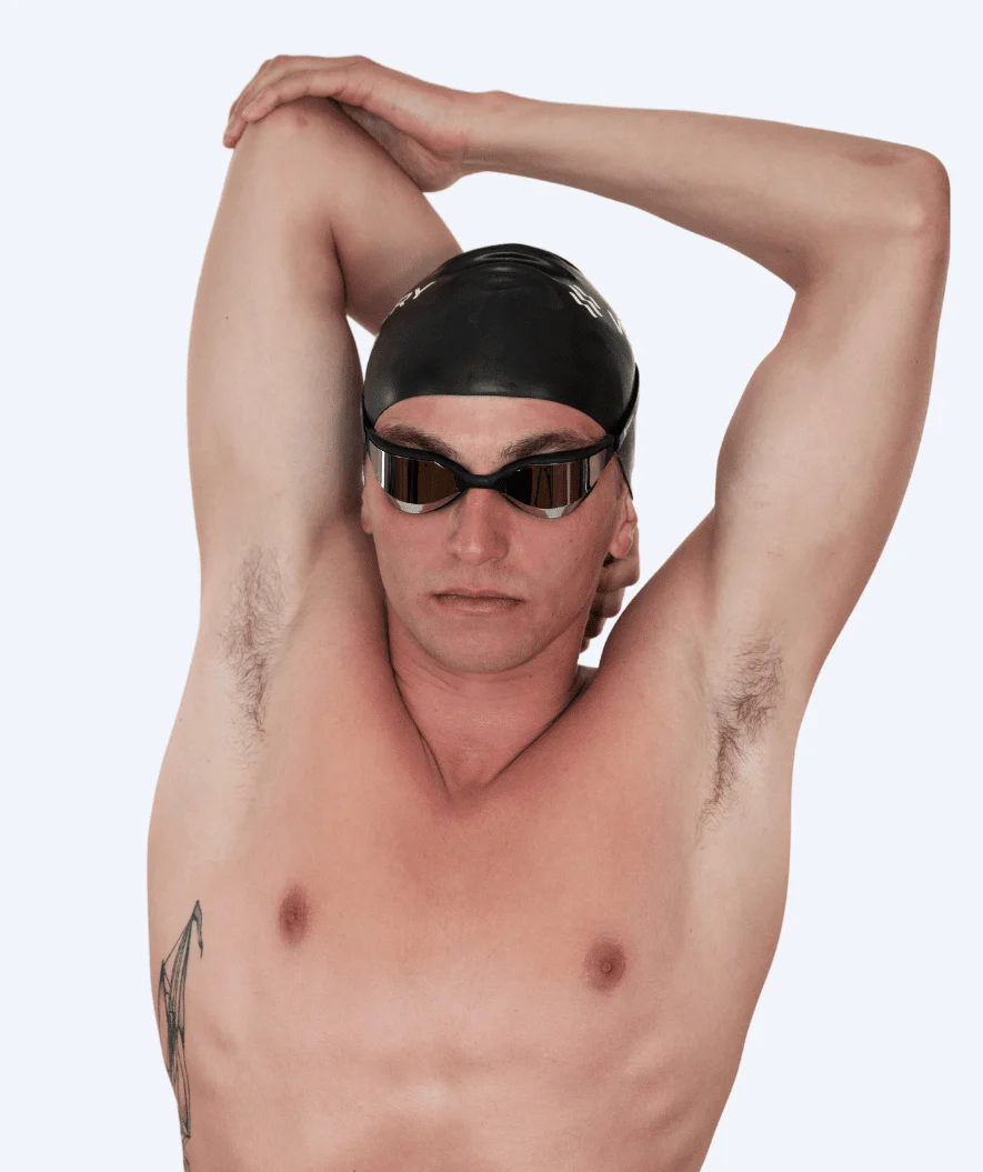 Watery Schwimmbrille - Instinct Ultra Mirror - Schwarz/Silber - Image 5
