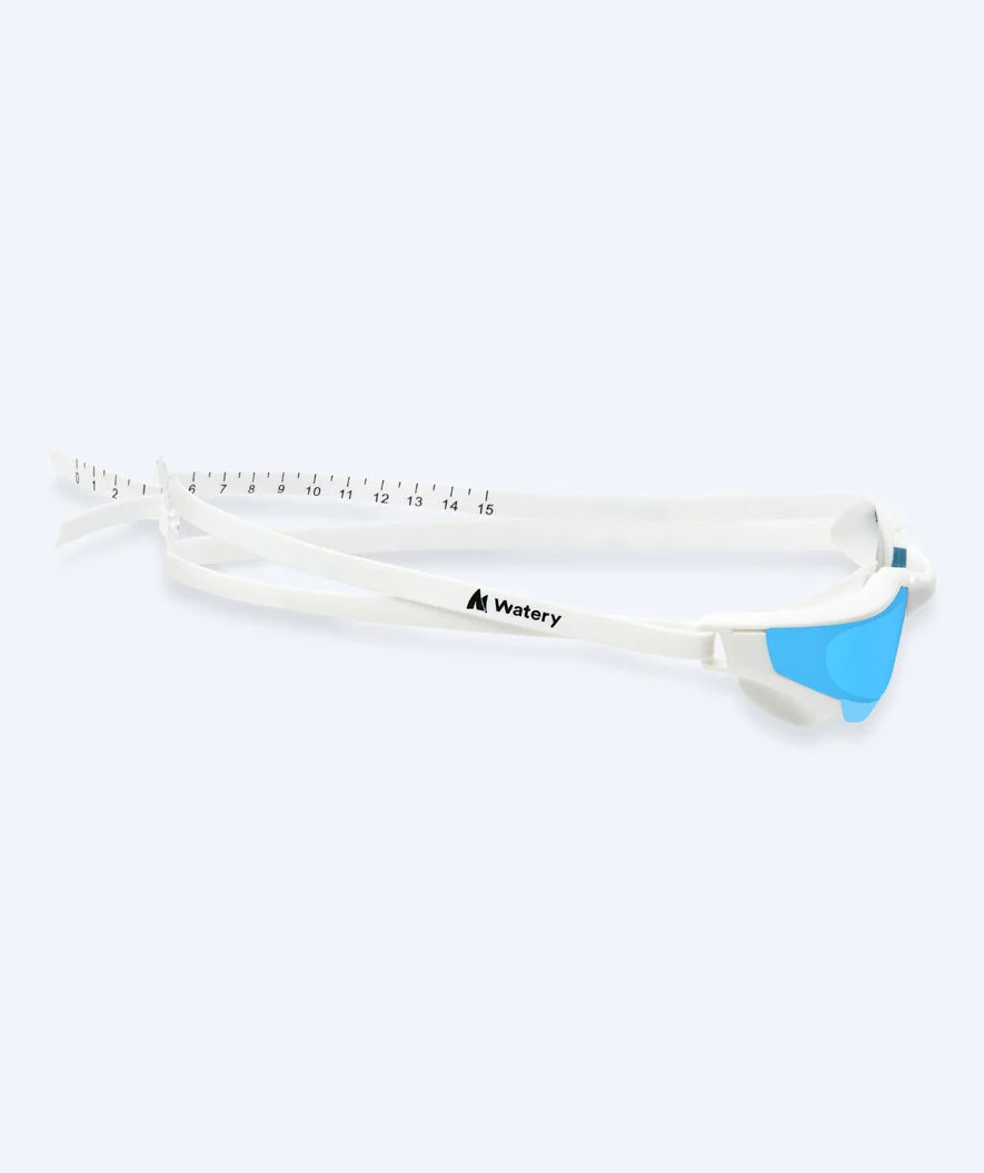Watery Schwimmbrille - Instinct Ultra Mirror - Weiß/Blau - Image 4