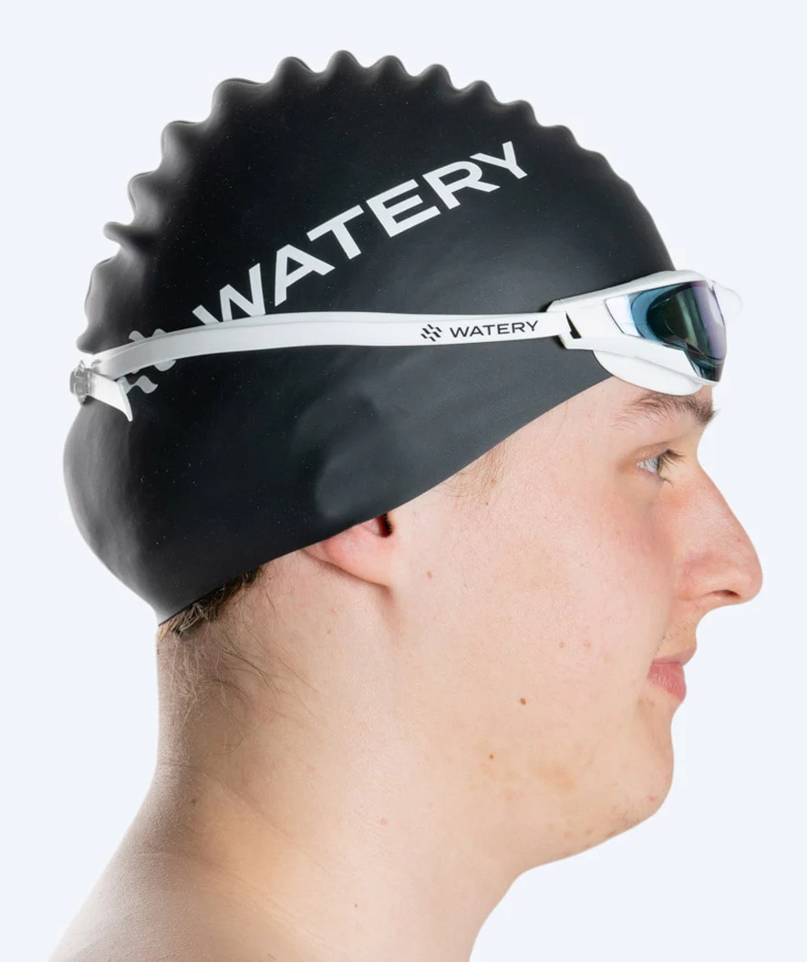 Watery Schwimmbrille - Instinct Ultra Mirror - Weiß/Gold - Image 11