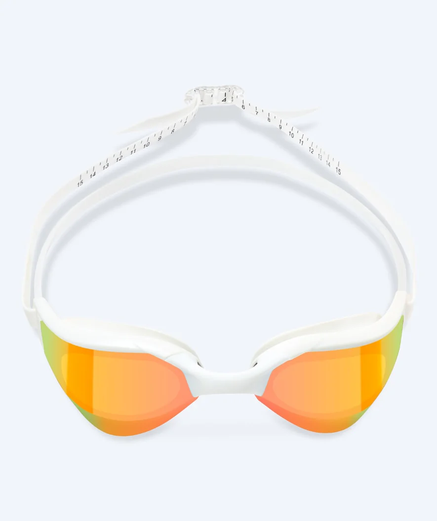 Watery Schwimmbrille - Instinct Ultra Mirror - Weiß/Gold - Image 2